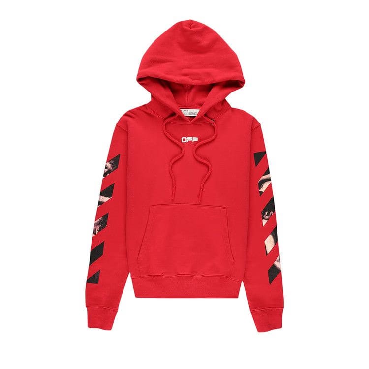 Off-White Caravaggio Arrow Hoodie Red