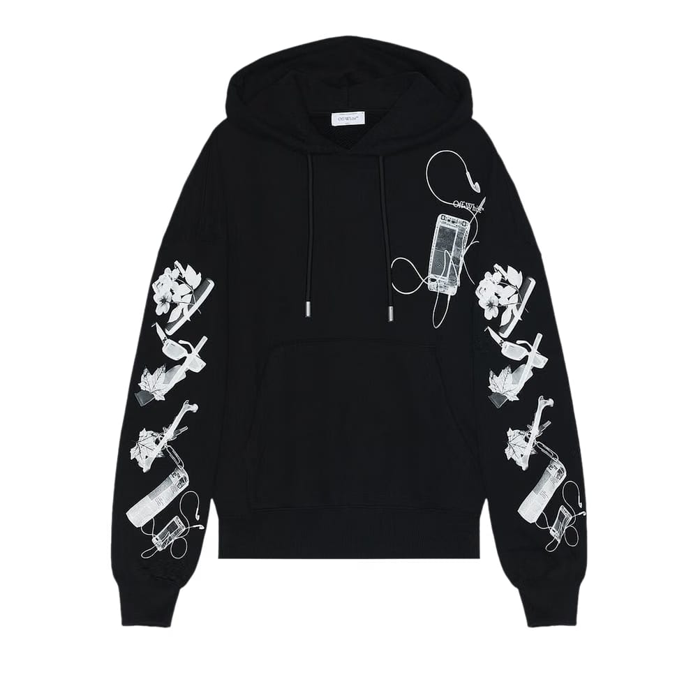 Off-White Scan Over Hoodie Black