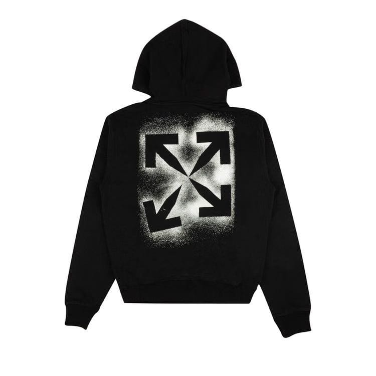 Off-White Stencil Slim Hoodie Black