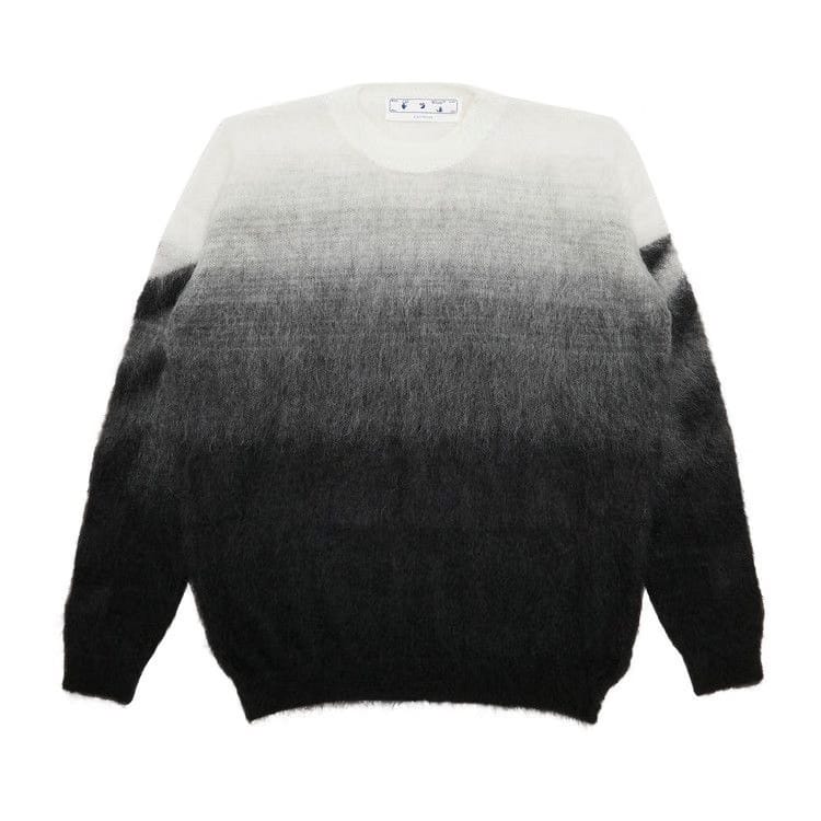 Off-White Diag Brushed Knit Crewneck Black