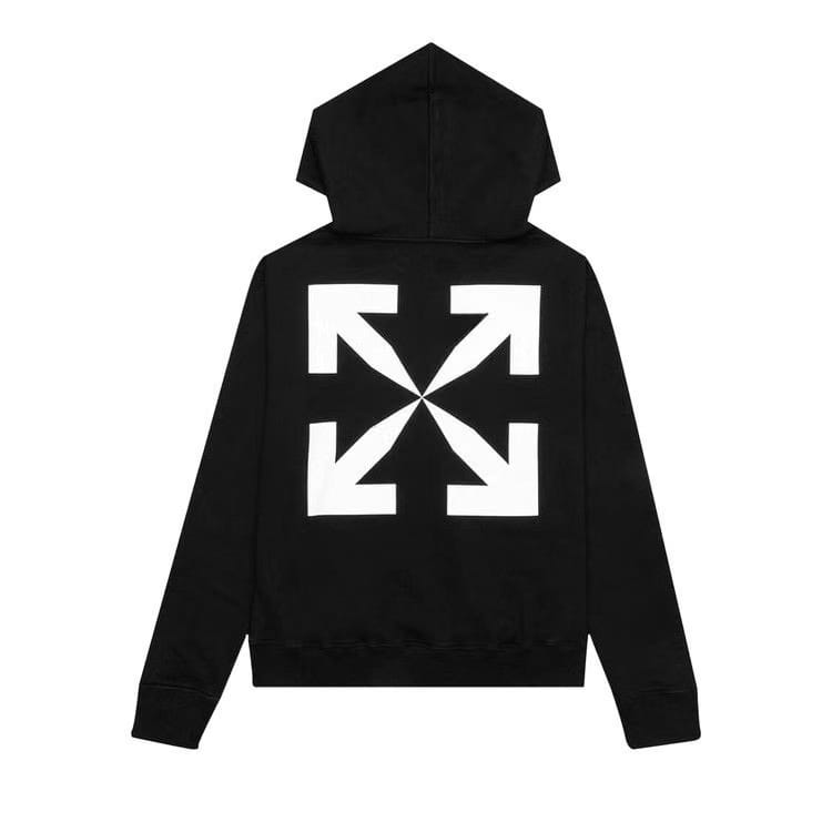 Off-White Pascal Print Slim Hoodie Black/White