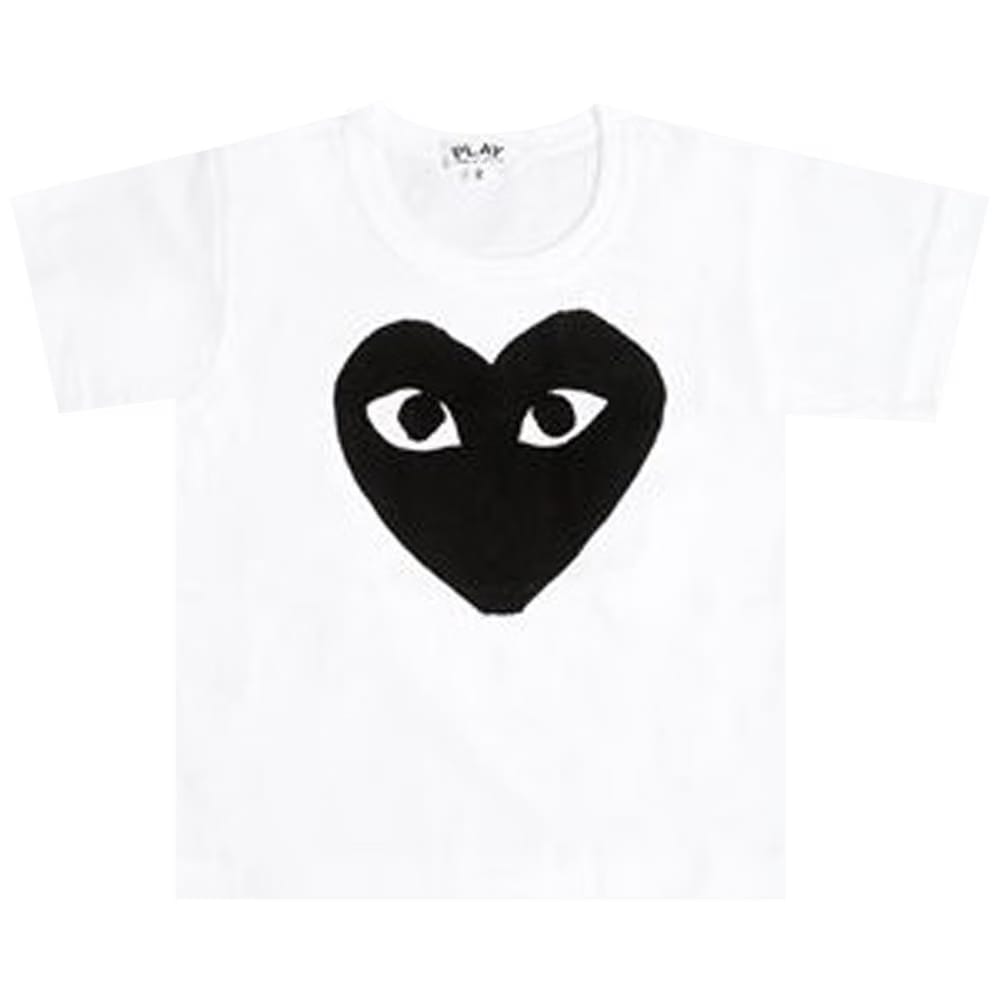Comme des Garçons PLAY Kids Big Heart Logo T-Shirt White