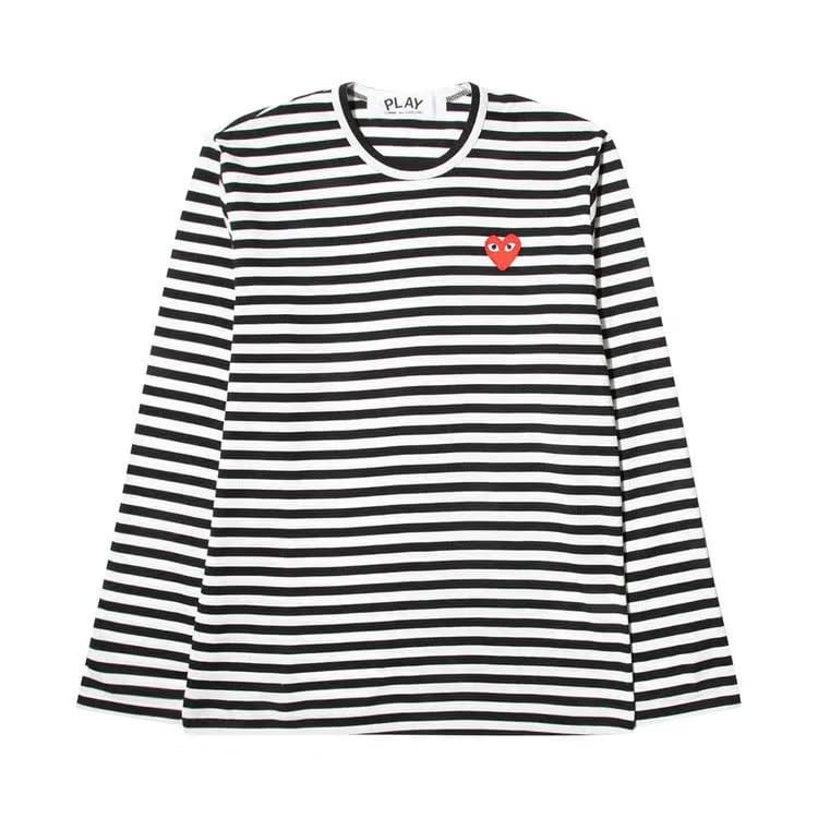 Comme des Garçons PLAY Striped T-Shirt Black/White
