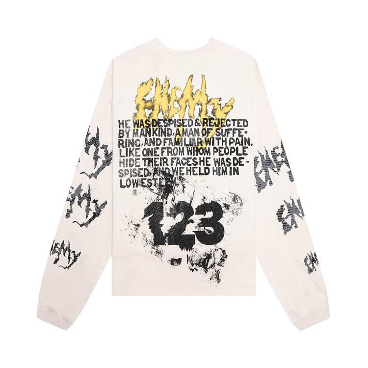 RIVINGTON roi Rebis Theatre CVA Long-Sleeve T-Shirt Vintage White