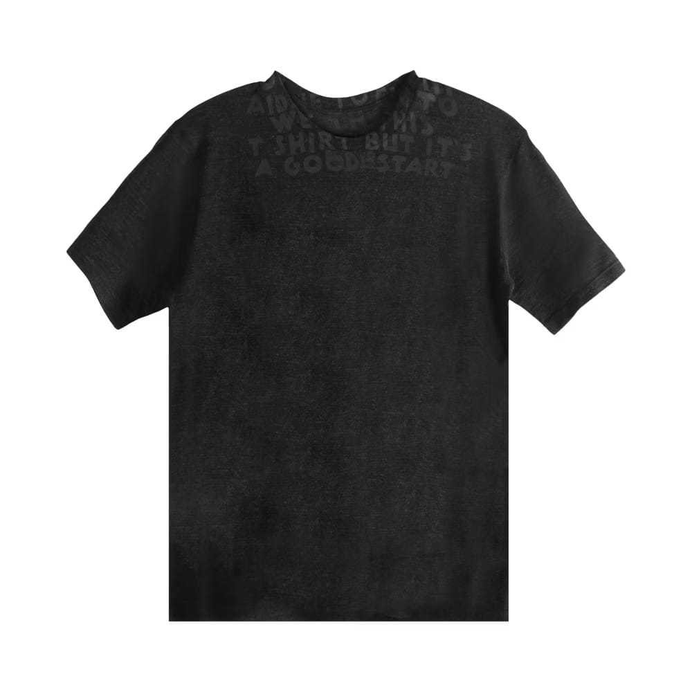 MM6 Maison Margiela Crewneck T-Shirt Off Black