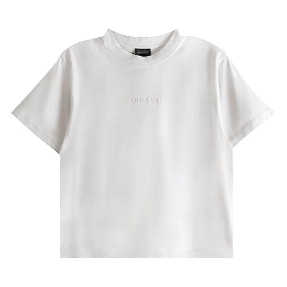 Balenciaga Medium Fit T-Shirt Dirty White/Baby Pink