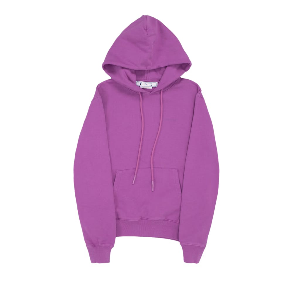 Off-White Diagonal Tab Slim Hoodie Orchid