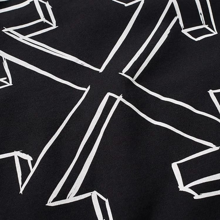 Off-White Diagonal Marker Arrows Hoodie Black