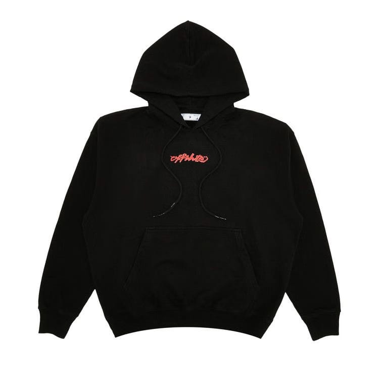 Off-White Arrow On Canvas Skate Hoodie Black/Multicolor