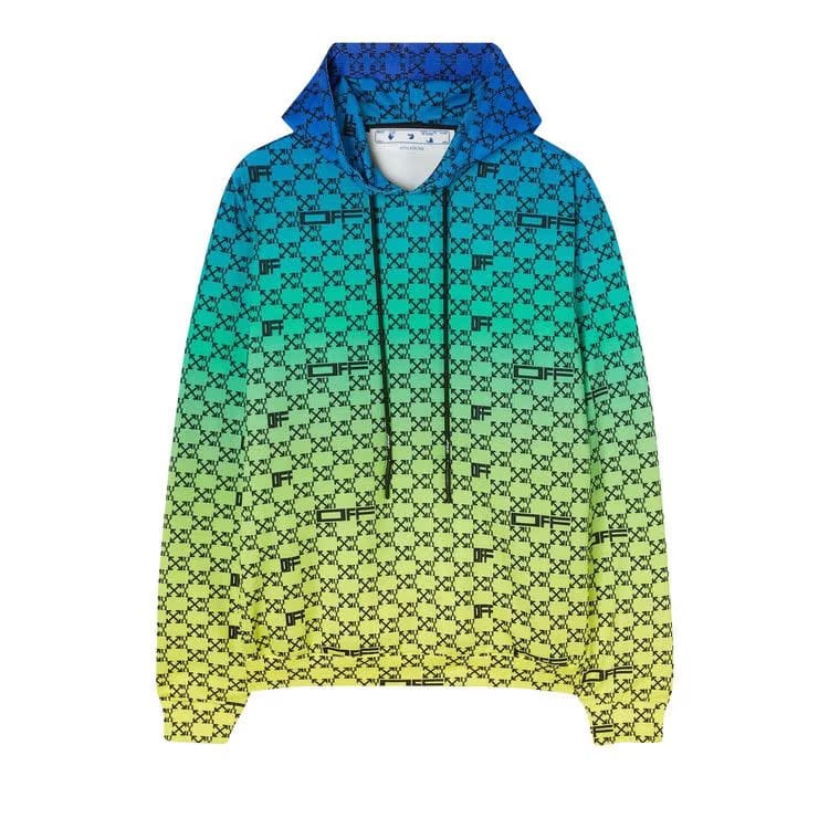 Off-White Athl Monogram Hoodie Multicolor/Black