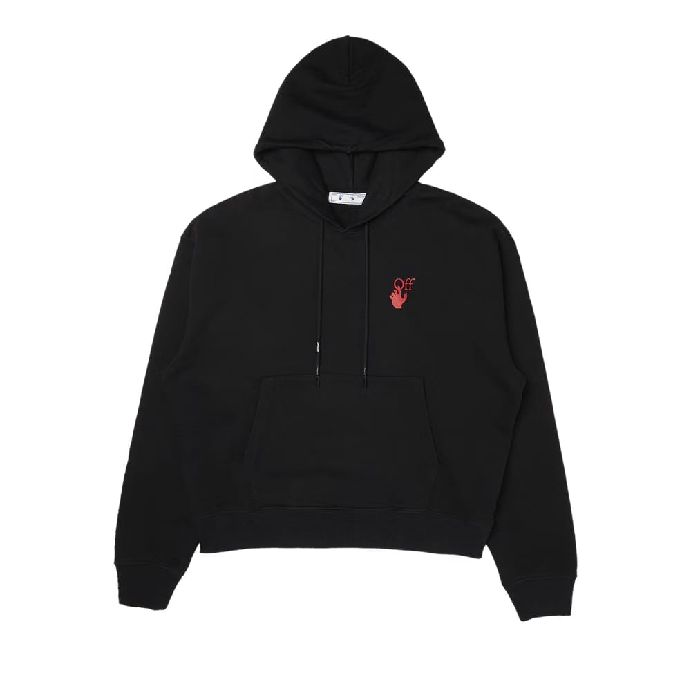 Off-White Starred Arrow Over Hoodie Black/Red