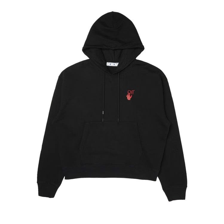 Off-White Starred Arrow Over Hoodie Black/Red