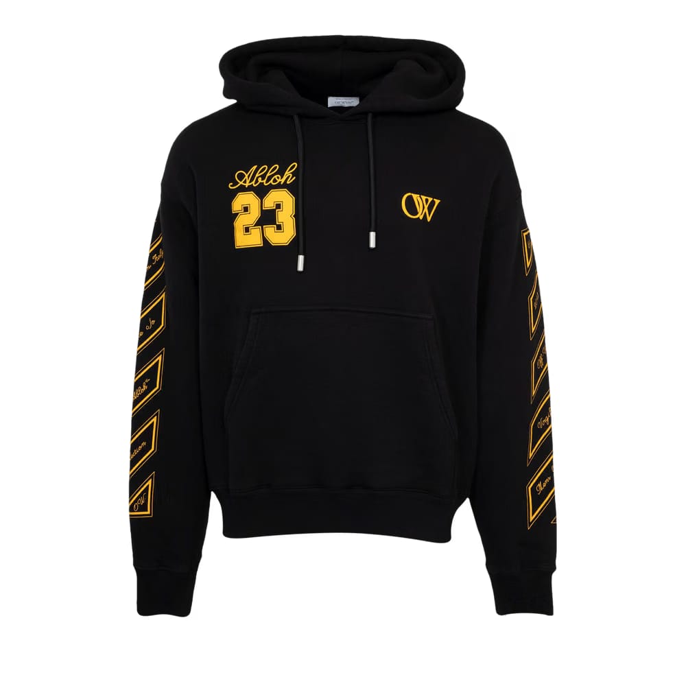 Off-White 23 Skate Hoodie Black/Gold