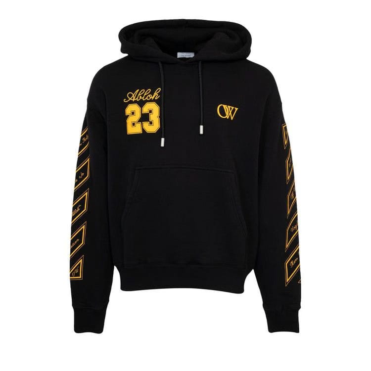 Off-White 23 Skate Hoodie Black/Gold