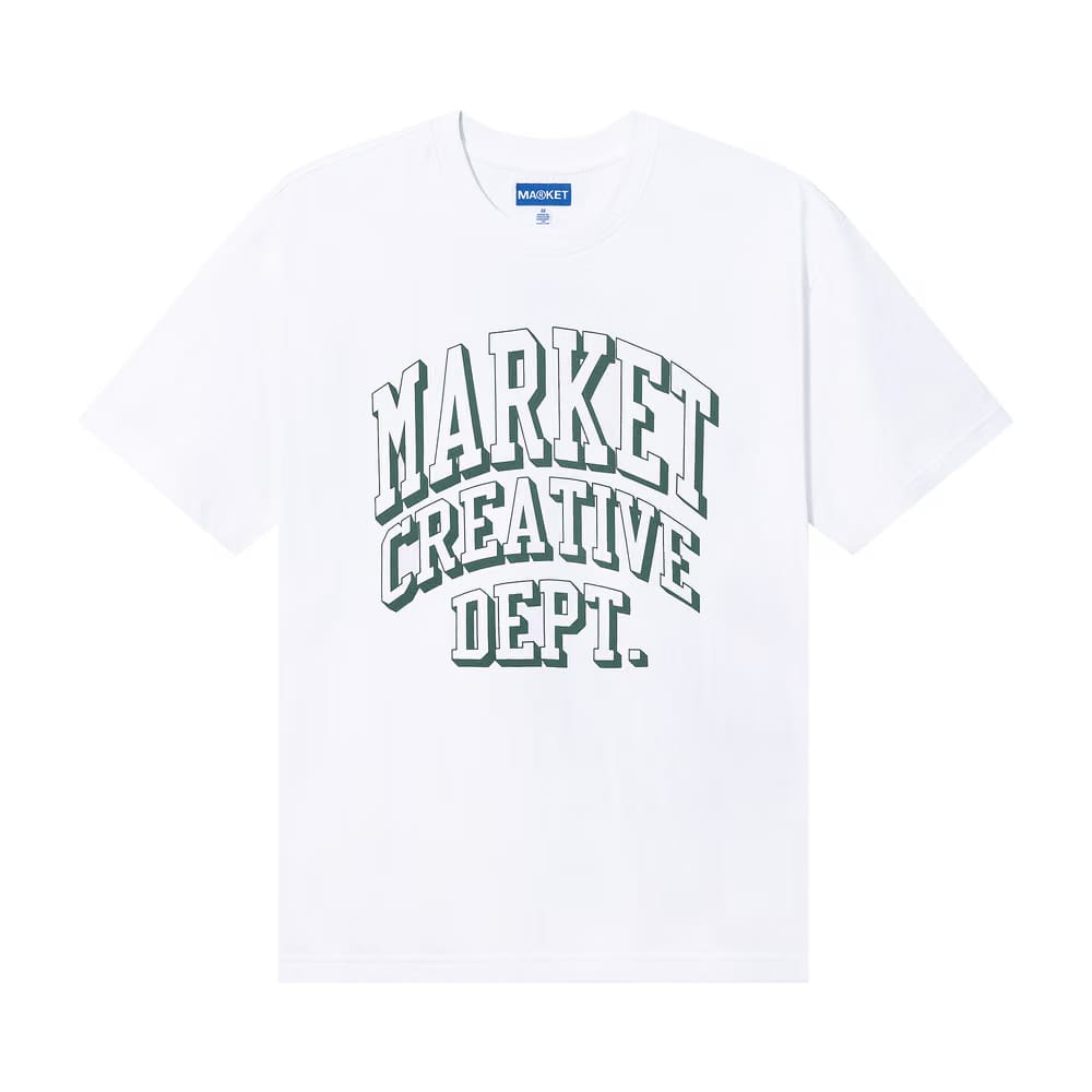 Market Creative Dept Arc T-Shirt White