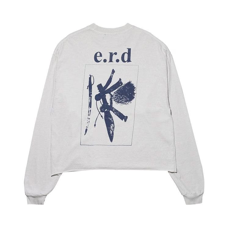 Enfants Riches Déprimés 777 Long-Sleeve T-Shirt Faded White