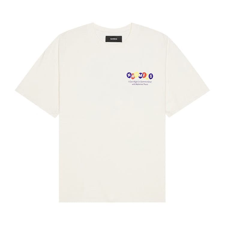 Nahmias High In Summerland Boxy T-Shirt Egg White
