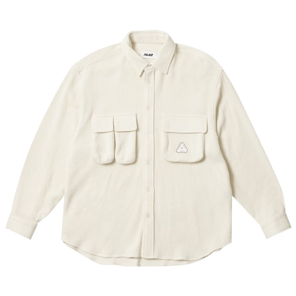 Palace Waffle Shirt Off White