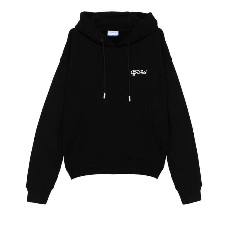 Off-White Script Skate Hoodie Black/White