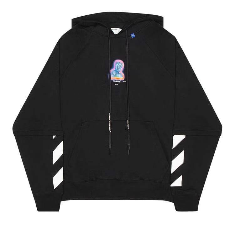 Off-White Thermo Double Sleeve Hoodie Black