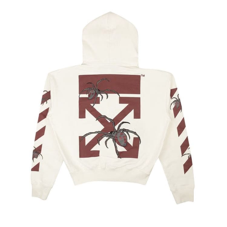 Off-White Arachno Arrow Over Hoodie White