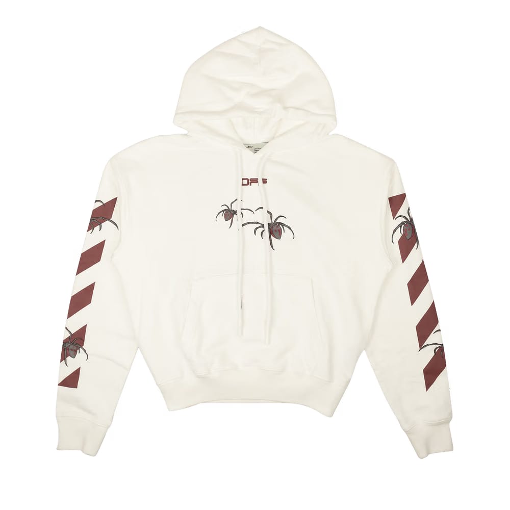 Off-White Arachno Arrow Over Hoodie White