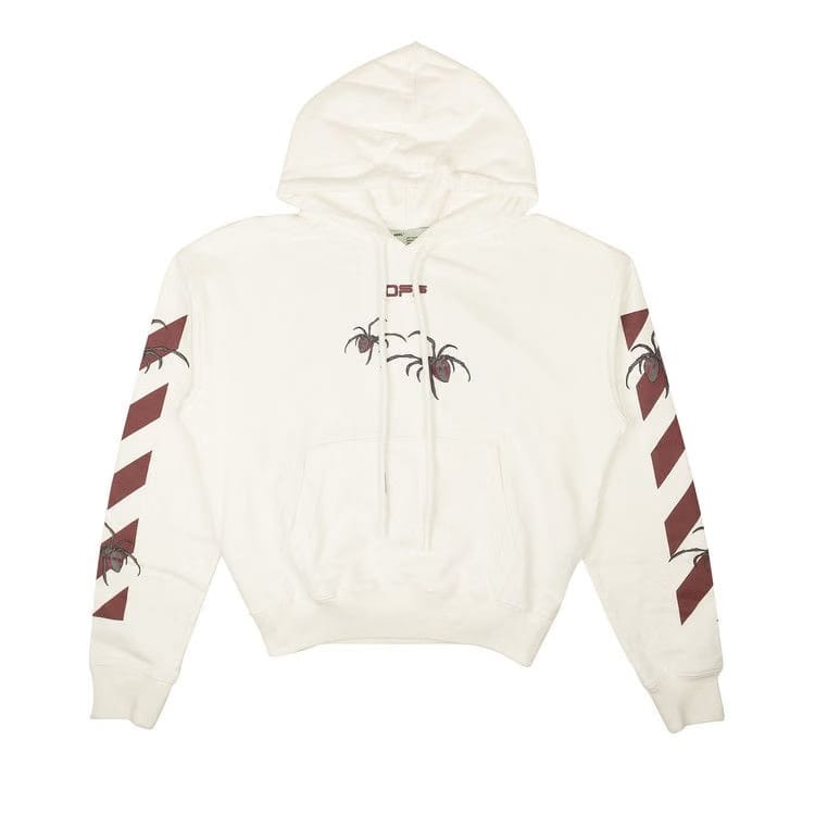 Off-White Arachno Arrow Over Hoodie White