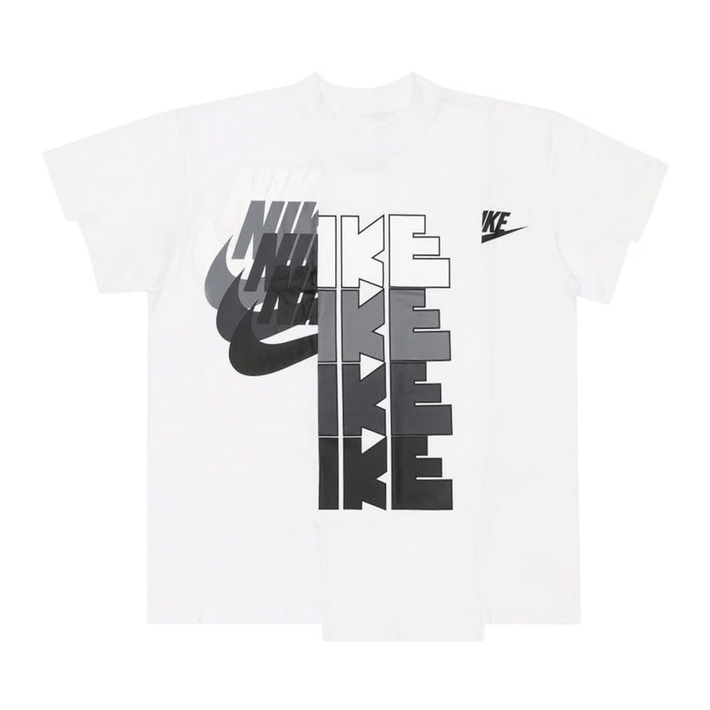 Nike x Sacai Hybrid T-Shirt White
