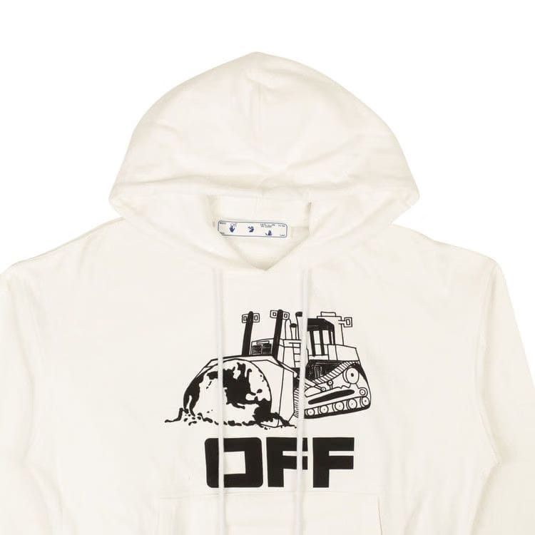 Off-White World Caterpillar Over Hoodie White/Black