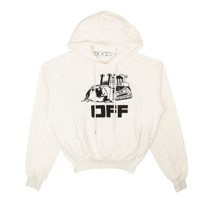 Off-White World Caterpillar Over Hoodie White/Black