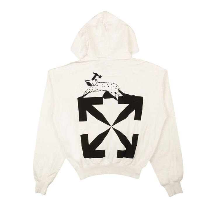 Off-White World Caterpillar Over Hoodie White/Black