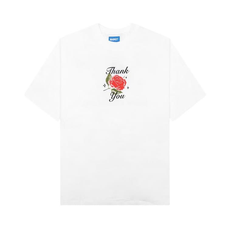Market Thank You Nice Day T-Shirt White