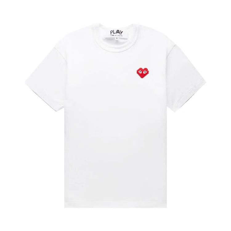 Comme des Garçons PLAY Invader Heart T-Shirt White