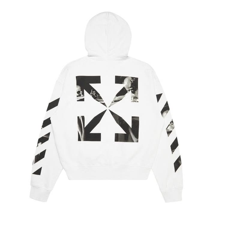 Off-White Carav Arrow Over Hoodie White/Black