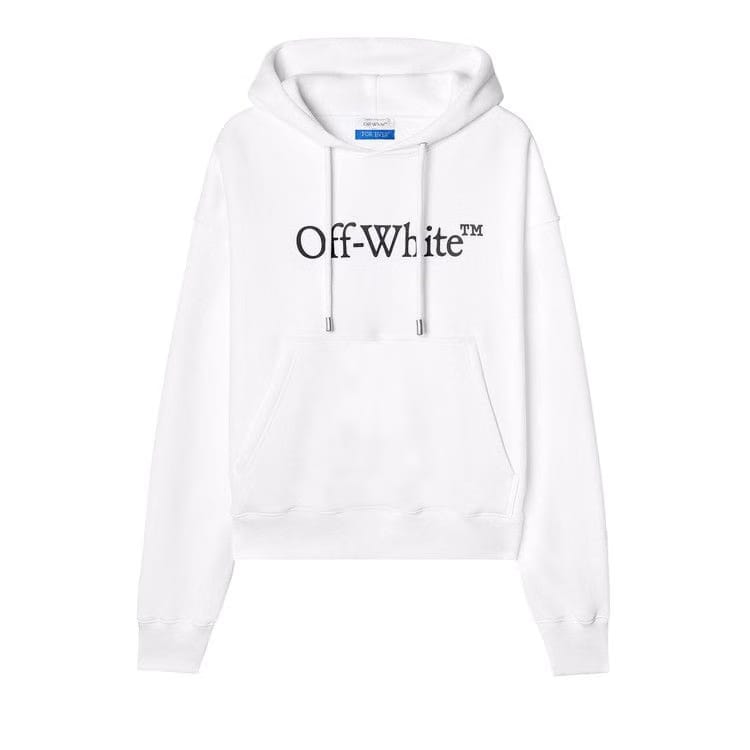 Off-White Big Bookish Skate Hoodie White/Black