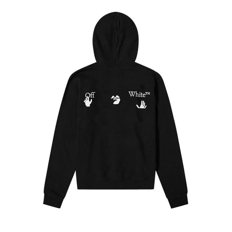 Off-White Big Logo Slim Hoodie Black//White