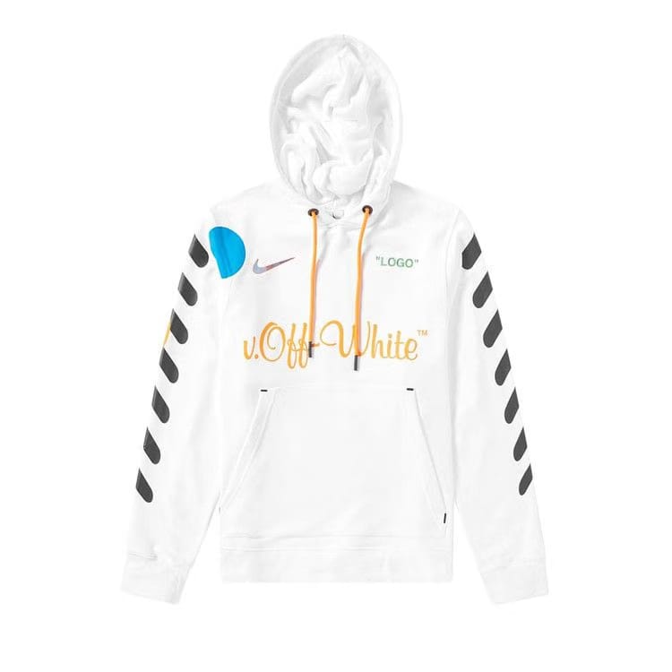 Nikelab x Off-White Mercurial NRG x Hoodie White/Total Orange