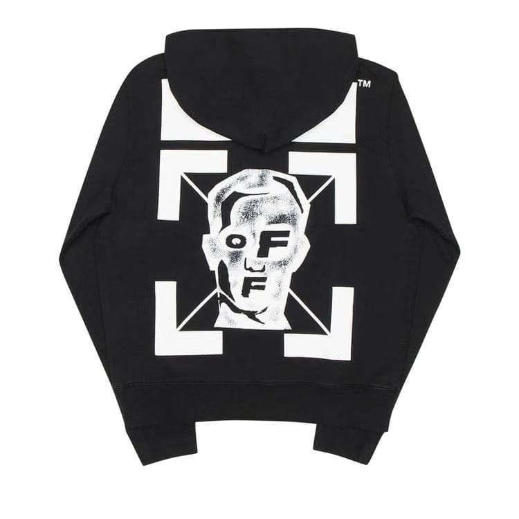 Off-White Cross Box Logo Hoodie Black/Red