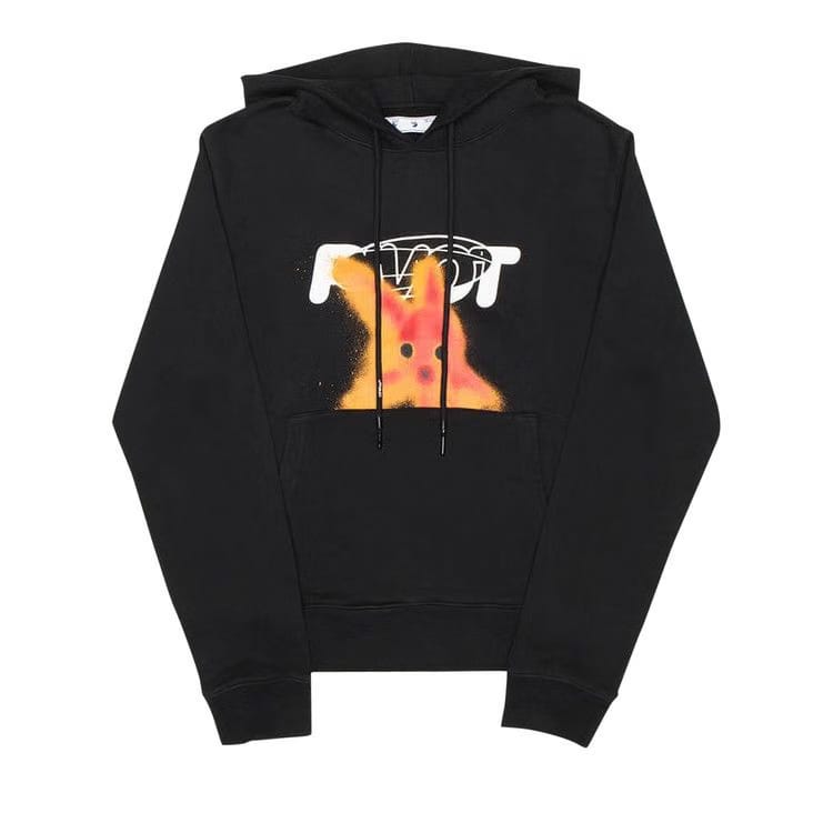 Off-White Cross Box Logo Hoodie Black/Red