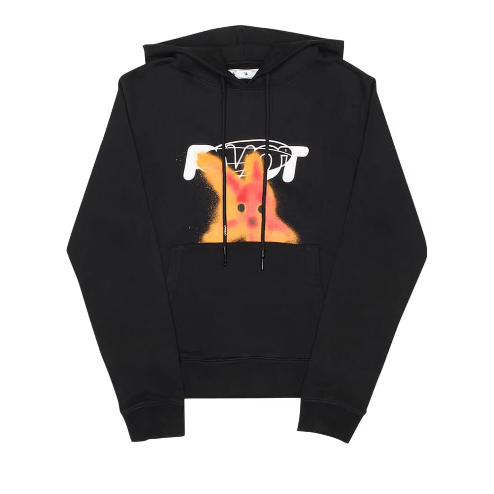Off-White Cross Box Logo Hoodie Black/Red