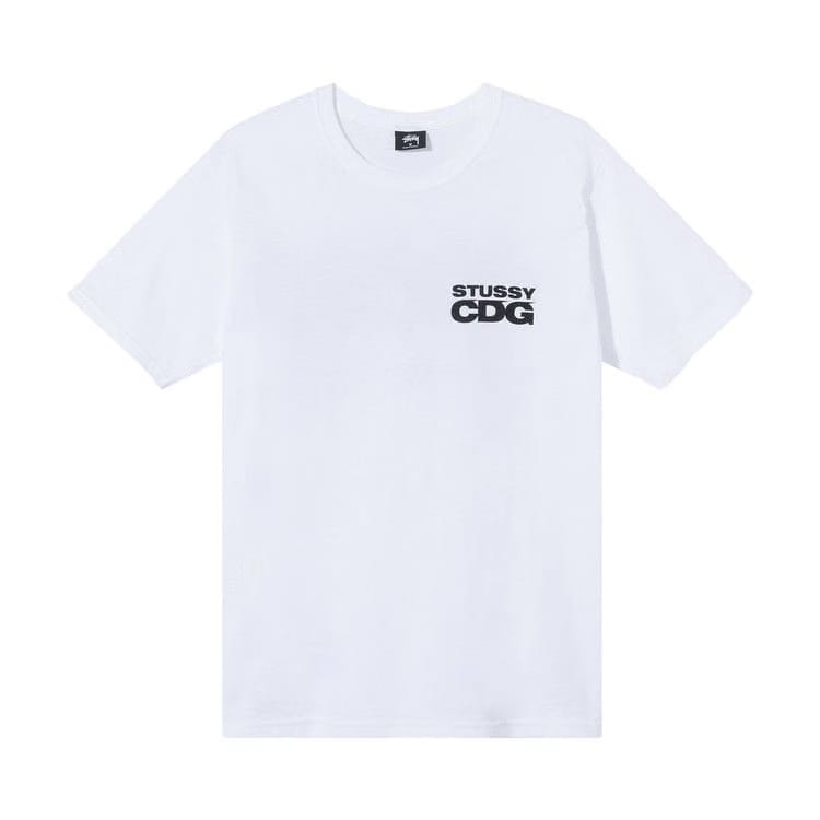 Stussy x Comme des Garçons Surfman T-Shirt White
