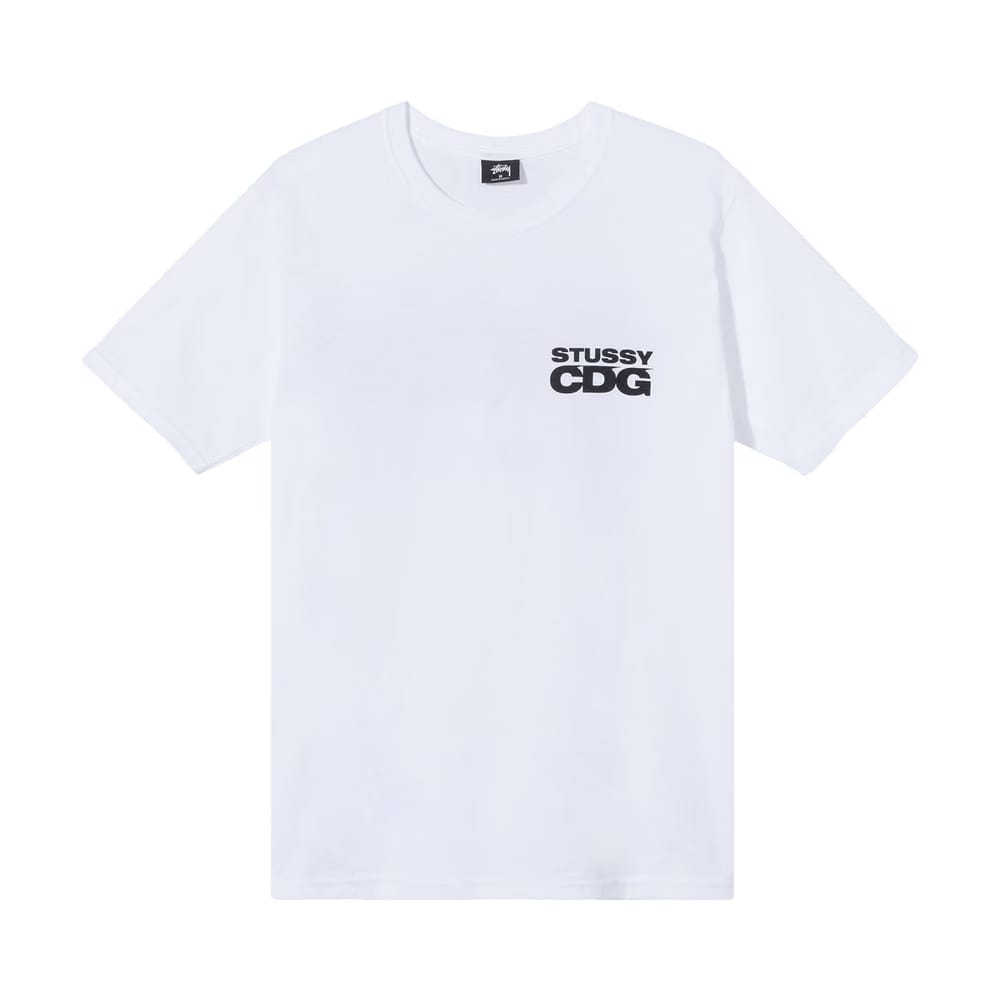 Stussy x Comme des Garçons Surfman T-Shirt White
