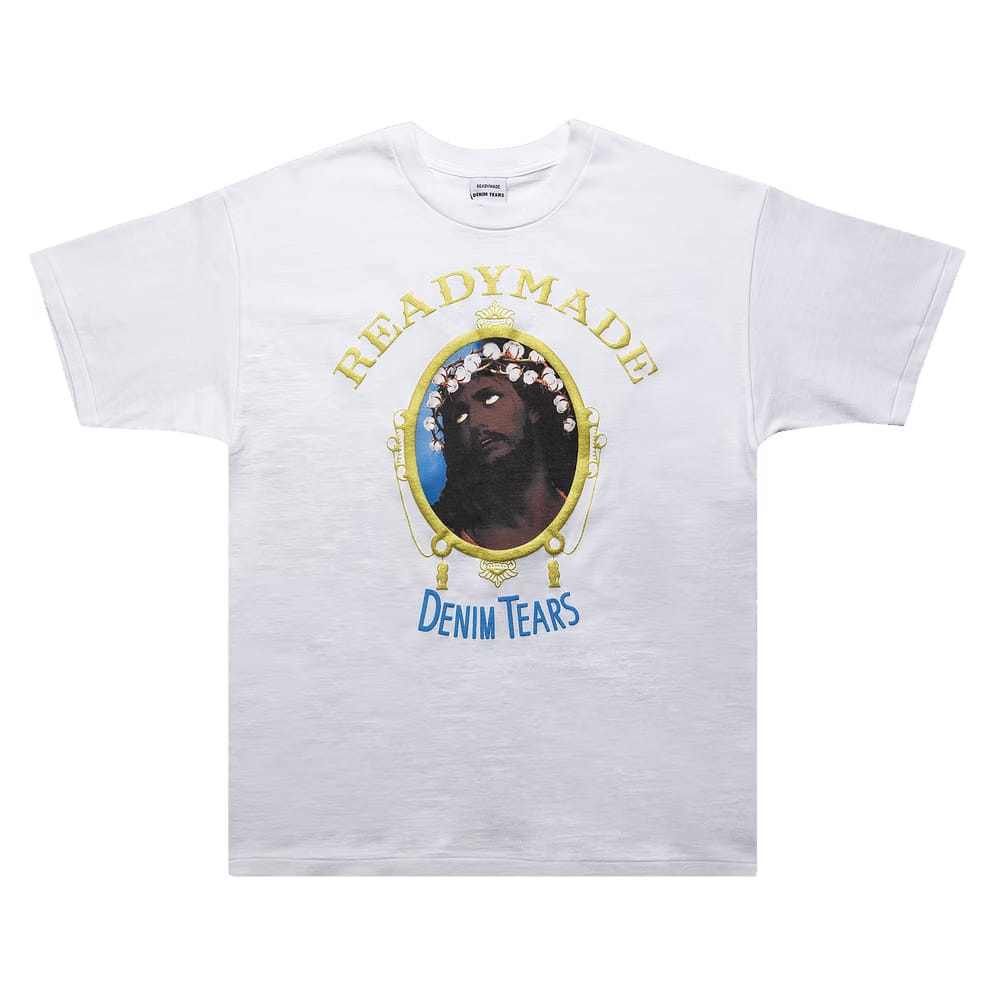 READYMADE x Denim Tears Cotton Wreath T-Shirt White