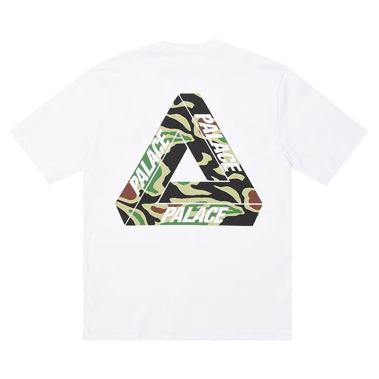 Palace Jungle Camo Tri-Ferg T-Shirt White