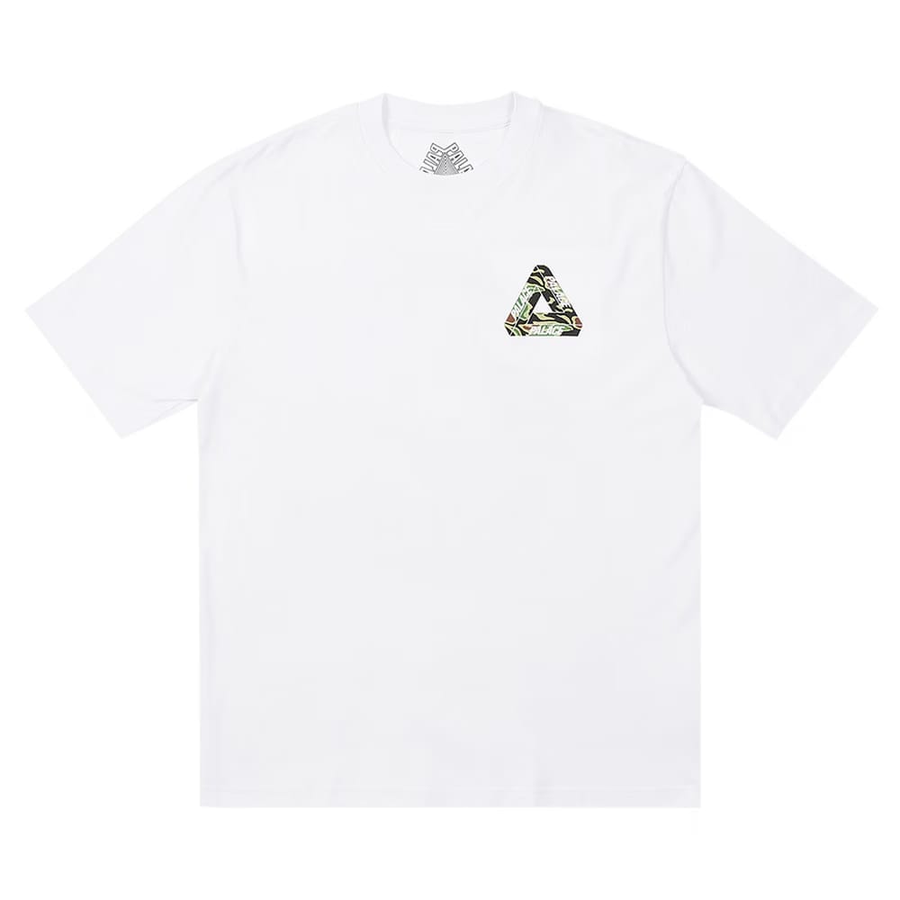 Palace Jungle Camo Tri-Ferg T-Shirt White
