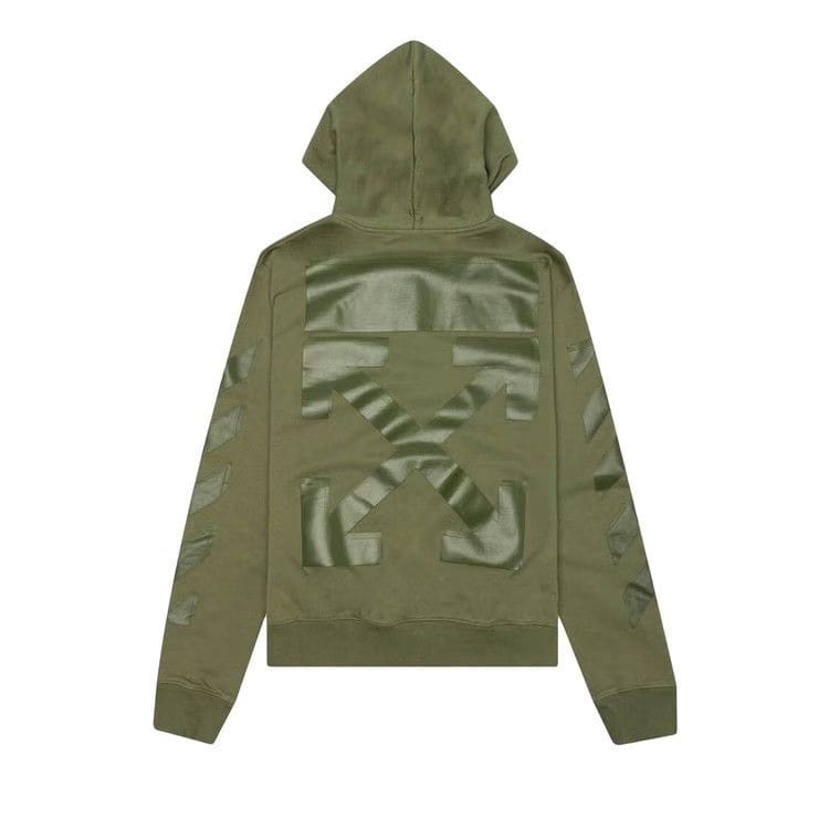 Off-White Rubber Arrow Slim Hoodie Green/Green