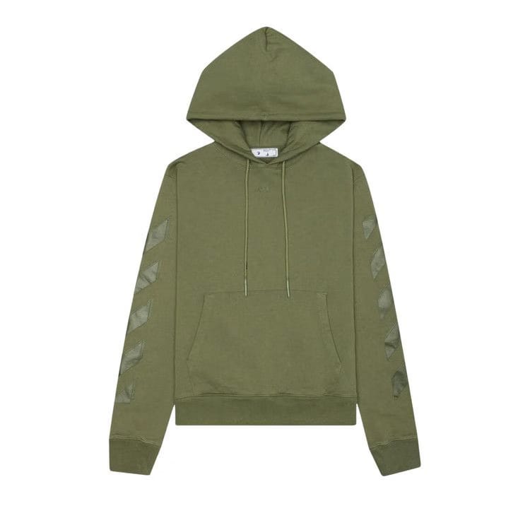 Off-White Rubber Arrow Slim Hoodie Green/Green