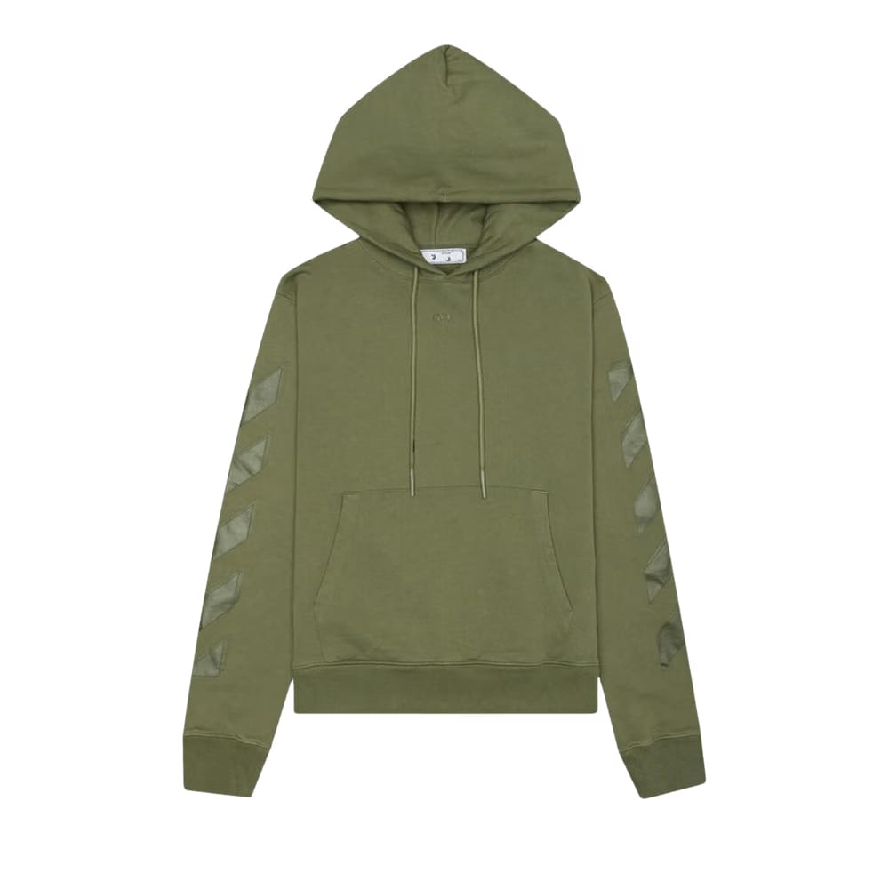 Off-White Rubber Arrow Slim Hoodie Green/Green
