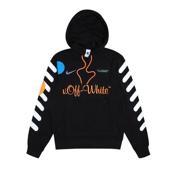 Nikelab x Off-White Mercurial NRG x Hoodie Black/Total Orange