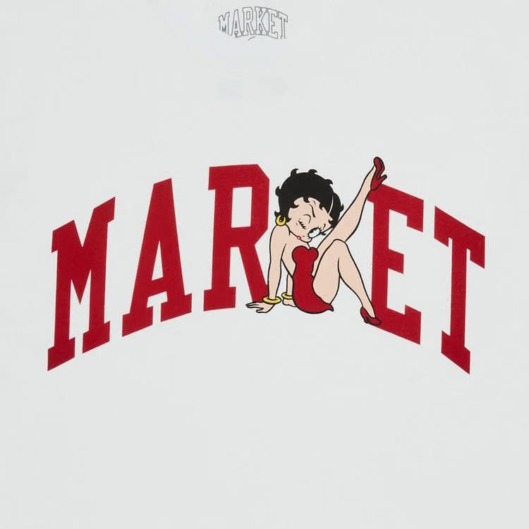 Market Betty Boop T-Shirt White